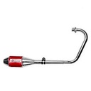 ESCAPE MOTO ZANELLA RX 150 CROMO ROJO DEPORTIVO PAOLUCCI (EM150RX-22-D) (revision)