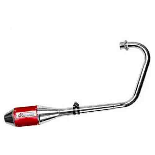 ESCAPE MOTO HONDA CG TITAN 150 ST2 STYLE ROJO DEPORTIVO PAOLUCCI (EM150CG23-SRO)