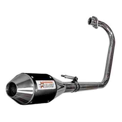 ESCAPE MOTO HONDA CG TITAN 150 ST2 STYLE NEGRO DEPORTIVO PAOLUCCI (EM150CG23-SNE)