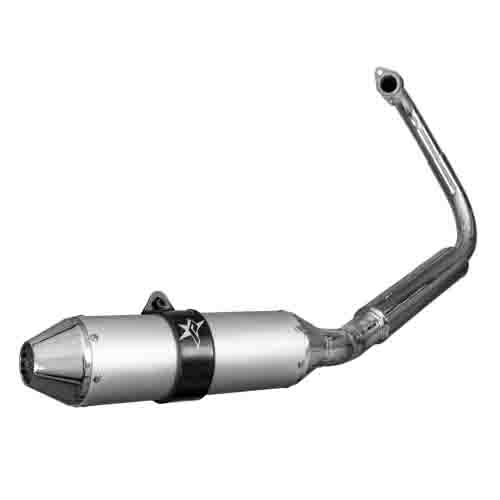 ESCAPE MOTO HONDA TWISTER CBX 250CC ST3 STYLE GRIS PAOLUCCI (EM250CBX33-SGR)