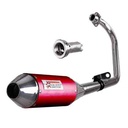 ESCAPE MOTO ZANELLA RX 150CC ST3 STYLE ROJO (VARILLERO) PAOLUCCI (EM150RX33-SRO)