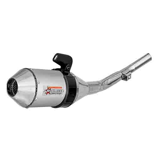 ESCAPE MOTO YAMAHA XTZ 125CC POR ARRIBA ST2 STYLE GRIS PAOLUCCI (EM125XTZ23-SUPGR)