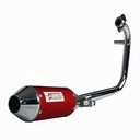 ESCAPE MOTO YAMAHA FZ25 ST2 STYLE ROJO PAOLUCCI (EM250FZ2523-SRO)