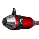 ESCAPE MOTO HONDA XR 150CC POR ARRIBA ST2 STYLE ROJO PAOLUCCI (EM150XR23-SUPRO)