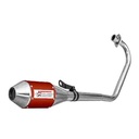 ESCAPE ZANELLA RX 150CC ST3 INOX STYLE ROJO PAOLUCCI (EM150RX34-IRO)