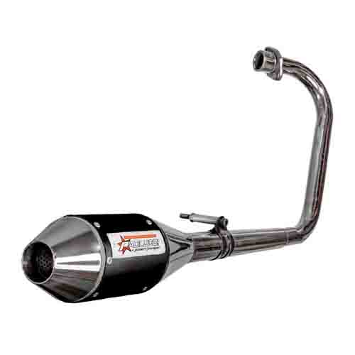 ESCAPE HONDA CG TITAN 150CC ST2 INOX STYLE NEGRO PAOLUCCI (EM150CG24-INE)