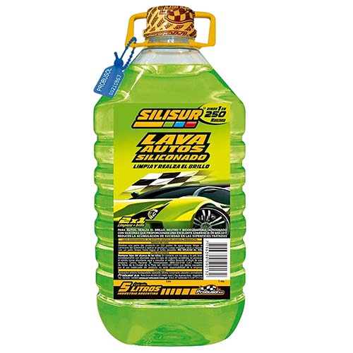 LAVA AUTOS SHAMPOO SILICONADO 5lts SILISUR