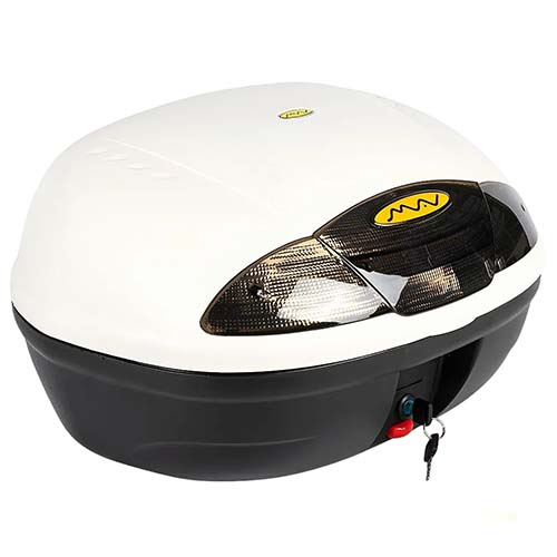 BAUL PORTA OBJETOS VAM45 BLANCO 530X430X333 BASE DESMONTABLE REFLECT. TRAS. PLASTICA VC (970)