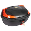 BAUL PORTA OBJETOS FIRE47 NEGRO 570X445X340 P/2 CASCOS REFLECT. TRASERO PLASTICA VC (1000)