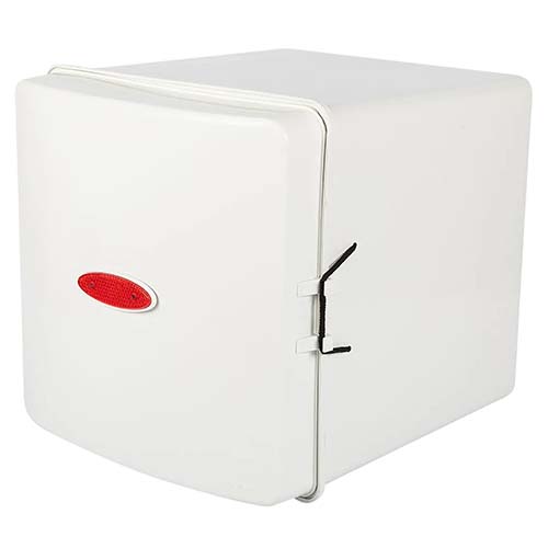 CAJA PARA DELIVERY 41X41X50 C/1 ESTANTE LARGE BLANCA PLASTICA VC (1027)