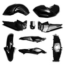 KIT CARENADO FZ 16 NEGRO 9 PZAS. PLASTICA VC (1052)