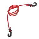 TENSOR ELASTICO /ZUNCHO /LINGA DE 1,50 MTS. ROJO C/GANCHOS PLAST. REG. PLASTICA VC (845R)