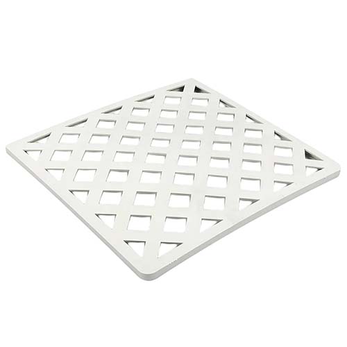 ESTANTE PARA CAJA DELIVERY BLANCA PLASTICA VC (593B)