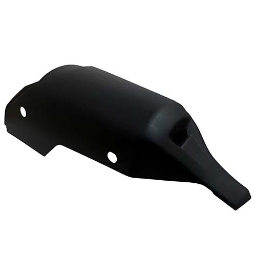 PROTECTOR ESCAPE SILECIADOR YAMAHA FZ 16 (E4718) Y OTRAS COLOR NEGRO MATE PLASTICA VC (946)