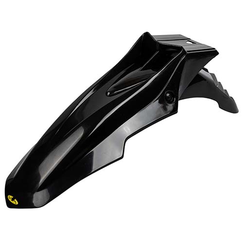 GUARDABARRO DELANTERO SUPERMOTO COMPLETO (2 PARTES) COLORES NEGRO/NEGRO PLASTICA VC (722)