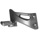 SOPORTE ORIGINAL C/PEDALIN ALUMINIO TRASERO DERECHO ZANELLA RX150 PLASTICA VC (690)
