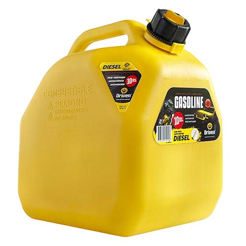 BIDON PROFESIONAL 10 LTS. AMARILLO ANTIESTATICO ANTIVENTEO DRIVEN (BP10-A) DISCONTINUADO