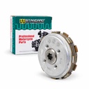 CAMPANA DE EMBRAGUE INTERIOR CON DISCOS HONDA C100 BIZ/WAVE STD