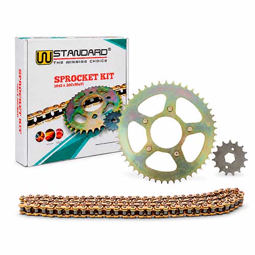 KIT TRANSMISION HONDA XLR 125 (50/15) 428H-126L C/CAD. DOR. STD