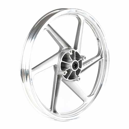 ARO DE LLANTA COMPLETO ALUMINIO DEL. HONDA WAVE 100 STD