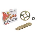 KIT TRANSMISION SUZUKI AX100 (44/14) 428H-118L C/CAD. DOR. STD