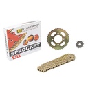 KIT TRANSMISION MOTOMEL CUSTOM 200 / CG150 S2 / HJ125 (40/15) C/CAD. DOR. STD