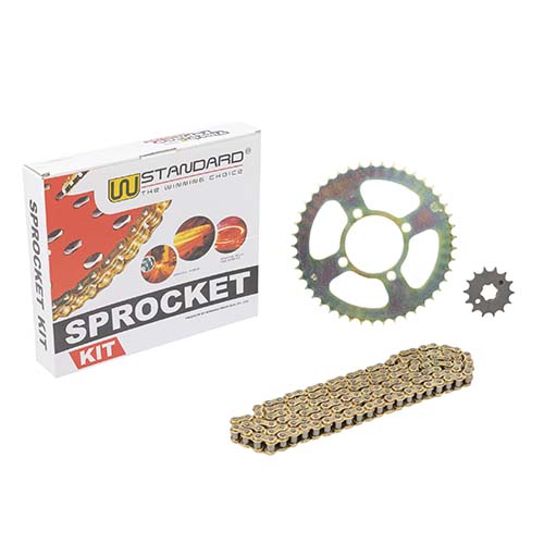 KIT TRANSMISION YAMAHA YBR 125 2003/05 (45/14) 428H-118L C/CAD. DOR. STD