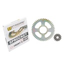 CORONA Y PIÑON YAMAHA YBR 2003/05 DORADA STD