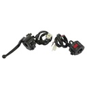 MANILLAR COMPLETO (IZQ + DER) SUZUKI GN125/IMSA 125 ROAD C/MANIJA STD