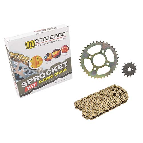 KIT TRANSMISION BAJAJ ROUSER 220 (36/14) 520HO-108L C/ORING DOR. STD