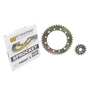 CORONA Y PIÑON HONDA NX4 FALCON (40/15) DORADA STD