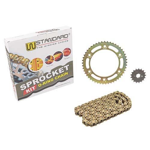 KIT TRANSMISION HONDA XR 150L (49/17) 428HO-132L C/CAD. DOR C/ORING STD