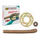 KIT TRANSMISION YAMAHA SZ150 RR (42/14) 428-126L C/ ORING DOR. STD