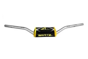 MANUBRIO WR5 28,6mm FATBAR (BAJO) PLATEADO WIRTZ (232-R5-SI)