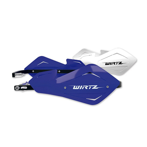 CUBREMANOS METAL (ALMA ALUMINIO) AZUL+BLANCO FREE WIRTZ (SHOCKMT-AB)