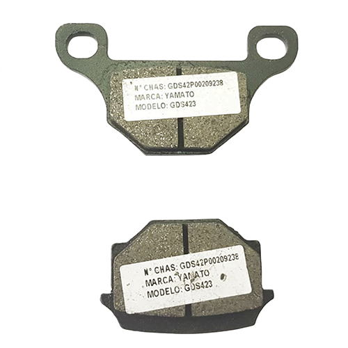 PASTILLA DE FRENO (CHOPERAS) MOTOMEL CUSTOM / CLIPPER 110 YAMATO