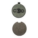 PASTILLA DE FRENO (H.XL o H.NX 125) MOTOMEL SKUA 150 / ZANELLA ZR 150 M/V YAMATO