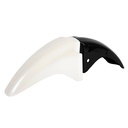 GUARDABARRO DEL. MOTOMEL NEW S2 TUBULAR BLANCO OEM