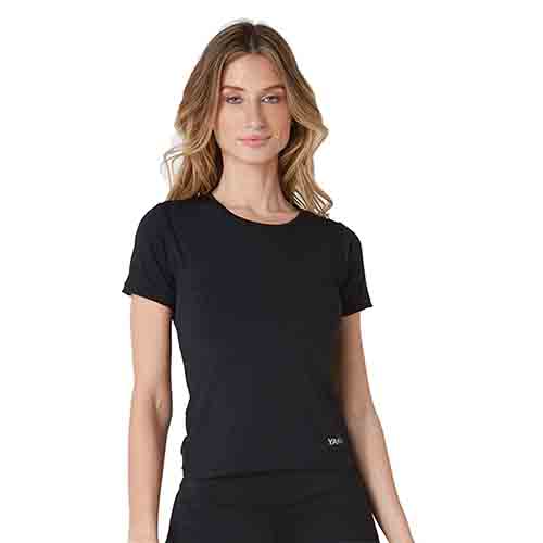 REMERA CLASSIC NEGRA TALLE S YAKKA (4027)