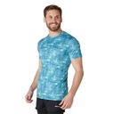 REMERA RUNNING HOMBRE TAYLOR AQUA TALLE L YAKKA (4003)