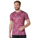 REMERA RUNNING HOMBRE TAYLOR BORDO TALLE M YAKKA (4003)