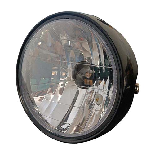 FAROL DELANTERO ZANELLA RX 150cc/ OTRAS COMPLETO (NEGRO) PLASTICA VC (809)