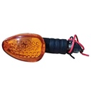 FAROL GIRO MINITUNNING MOD. GOTA UNIVERSAL/ TODAS CON BRAZO FLEXIBLE (AMBAR) PLASTICA VC (718)