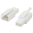 FICHA HEMBRA 2 TERMINALES PLASTICA VC (773)