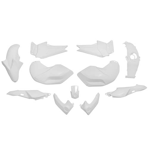 KIT CARENADO FZ 16 BLANCO 11 PZAS. PLASTICA VC (1053B)