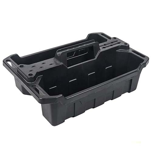 BANDEJA PORTA ELEMENTOS LIMPIEZA MULTIUSO NEGRO 49x35x18 PLASTICA VC (1121)