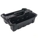 BANDEJA PORTA ELEMENTOS LIMPIEZA MULTIUSO NEGRO 49x35x18 PLASTICA VC (1121)