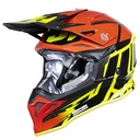 CASCO JUST1 J39 POSEIDON FLUOR YELLOW/RED/BLACK XL