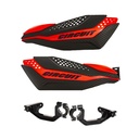 CUBRE MANO DAKAR UNIV. CARBONO/ROJO (JGO) CIRCUIT PM038-2DA