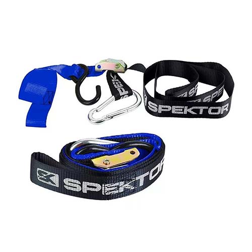 ZUNCHO AMARRE 40mm REFORZADO XL NEGRO/AZUL (JUEGO) SPEKTOR (SPK010ZU)